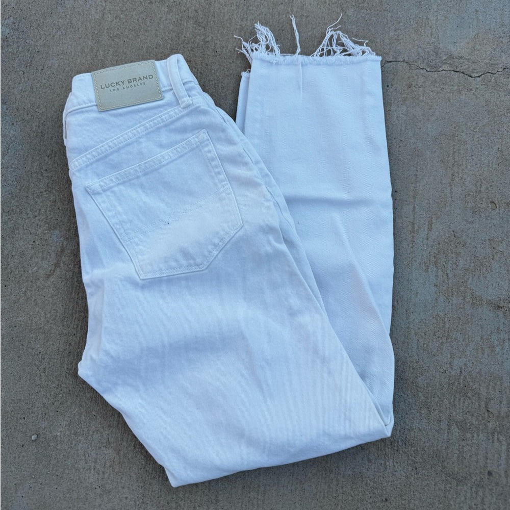Lucky Brand high rise mom jeans